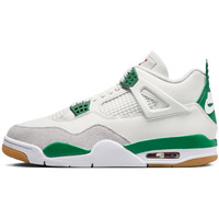 Chaussures Randonnée Air Jordan 4 Retro SB Pine Green Blanc