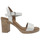 Chaussures Femme Sandales et Nu-pieds Eva Frutos Sandales à talon 990 Blanco Blanc