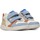 Chaussures Derbies Falcotto Baskets en cuir et suède KLIP 2 VL. Bleu