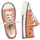 Chaussures Garçon Regarde Le Ciel Baskets en cuir et tissu AYASY. Orange