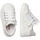 Chaussures Fille Baskets montantes Naturino Baskets en suède avec pois HASSELT 2 ZIP. Blanc