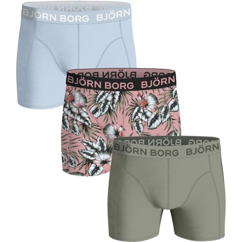Sous-vêtements Homme Boxers Björn Borg s Sneaker bassa 'Club C' nero blu bianco grigio de 3 Multicolour Multicolore