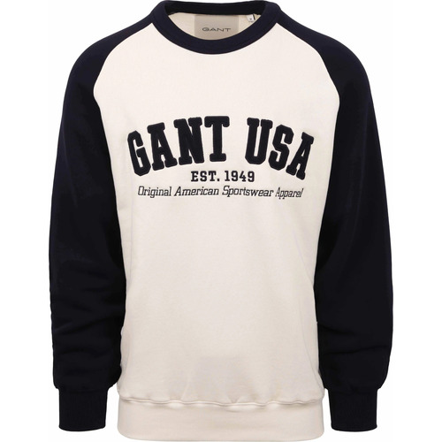 Vêtements Homme Sweats Gant USA Pullover Blanc cassé Beige