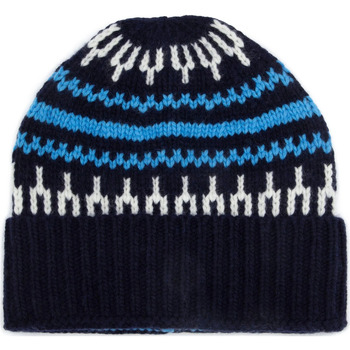 casquette knowledge cotton apparel  connaissancecotton apparel bonnet laine impression marine 