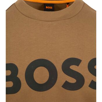 BOSS Sweater Logo Brown Marron