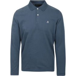 Vêtements Homme T-shirts & Polos Marc O'Polo Poloshirt  Manches Longues Bleu Bleu