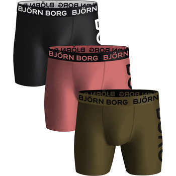 Sous-vêtements Homme Caleçons Björn Borg Trois Kilos Sept Multicolour Noir