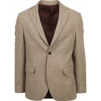 Vêtements Homme Vestes / Blazers Suitable Tweed Colbert Beige Beige