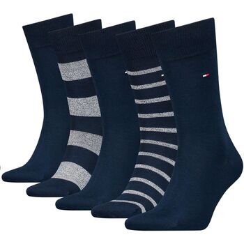 Sous-vêtements Homme Socquettes Tommy Hilfiger Giftbox Flag Socks 5-Pack Bleu