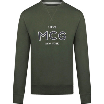 sweat-shirt mcgregor  sweater logo vert foncé 