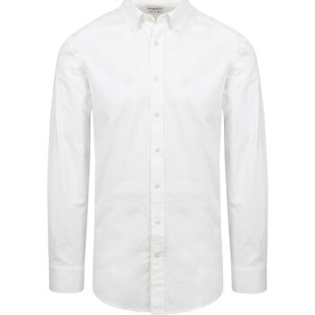 Vêtements Homme Chemises manches longues Mcgregor Chemise  Oxford White Blanc
