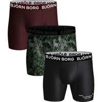 Sous-vêtements Homme Caleçons Björn Borg Björn Borg Performance Boxer-shorts Lot de 3 Multicolour Noir
