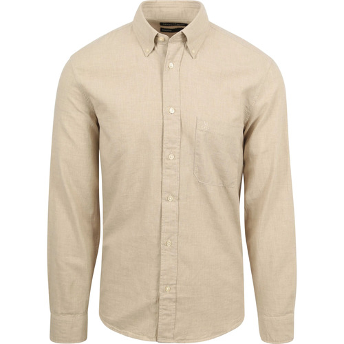 Vêtements Homme Chemises manches longues Marc O'Polo navy Polo navy 100 % coton du 6 au 16 ans Beige