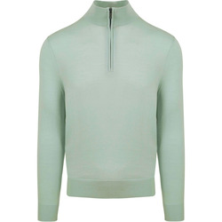 Vêtements Homme Sweats Suitable Merino Half Zip Sweater Vert Vert