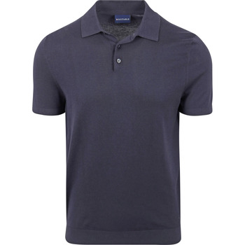 Vêtements Homme T-shirts & Polos Suitable Polo Knitted Marine Bleu