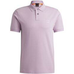 Vêtements Homme T-shirts ecru & Polos BOSS Polo Passenger Violet Bordeaux