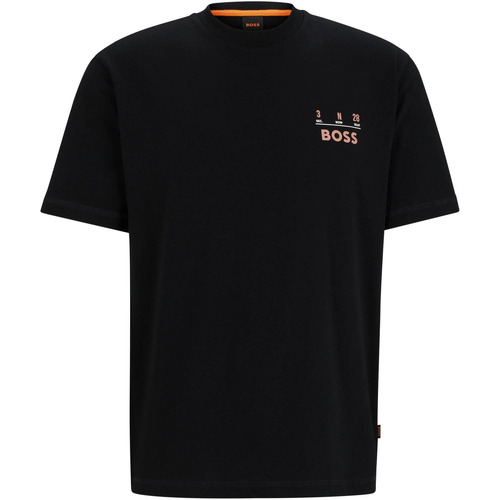 Vêtements Homme T-shirts & Polos BOSS T-shirt Backprint Noir Noir
