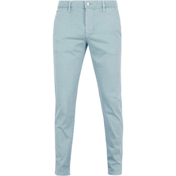 Vêtements Homme Pantalons Mac wrinkled effect deck shorts Clair Bleu