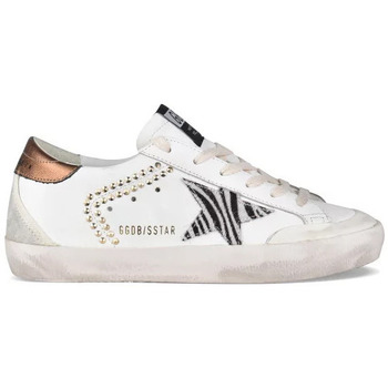 Chaussures Femme Baskets mode Golden Goose Brown Sneakers Superstar Blanc