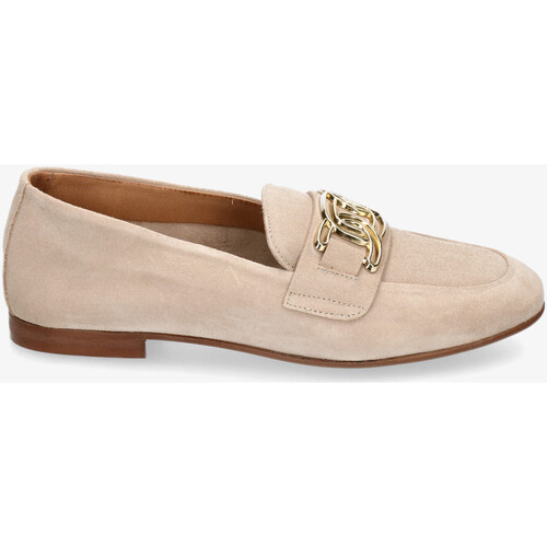 Chaussures Femme Mocassins pabloochoa.shoes State 4218-R Beige