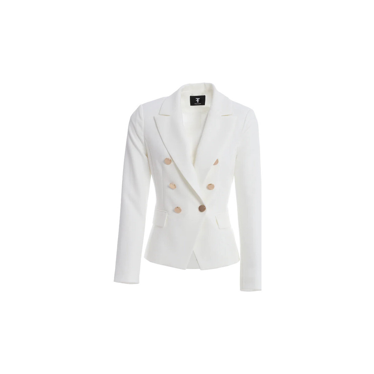 Vêtements Femme Vestes / Blazers Fracomina FS24SJ2002W42901 Blanc