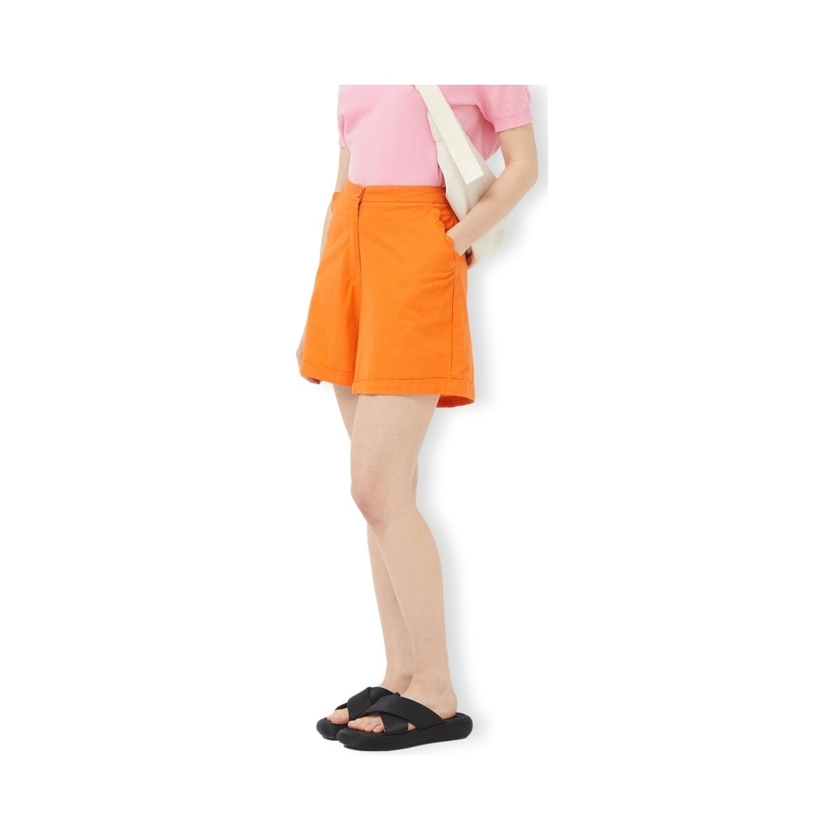 Vêtements Femme Shorts / Bermudas Compania Fantastica COMPAÑIA FANTÁSTICA Shorts 43019 - Orange Orange