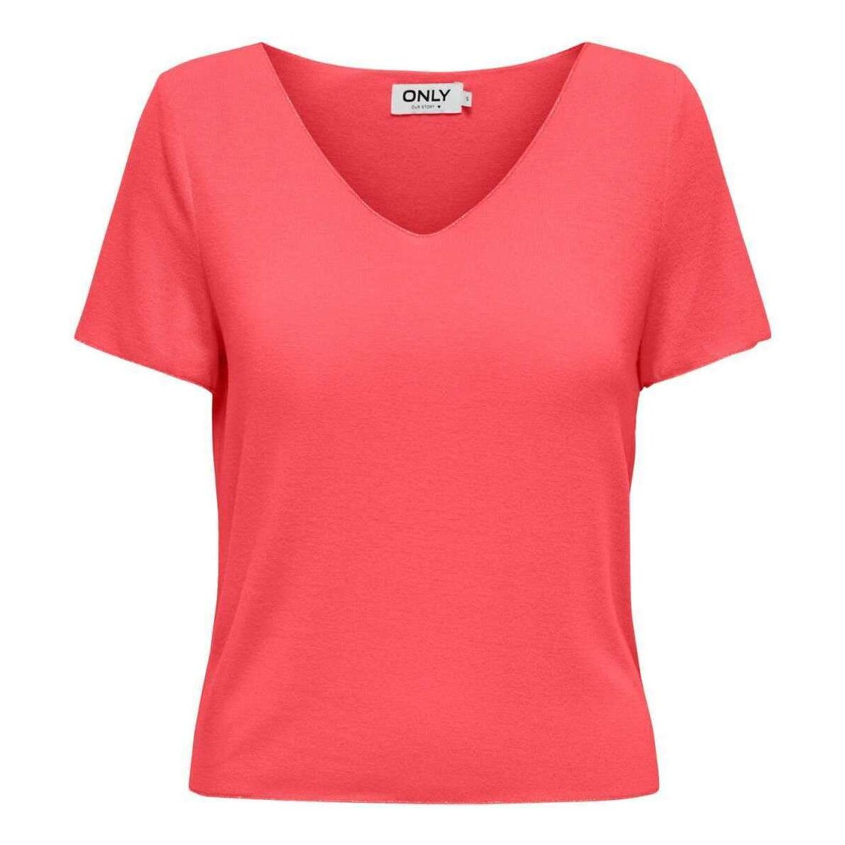 Vêtements Femme T-shirts manches courtes Only 162214VTPE24 Rose