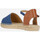 Chaussures Femme Sandales et Nu-pieds Geox D LAMPEDUSA bleu aviateur/tabac
