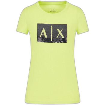 Vêtements Femme T-shirts manches courtes EAX 8NYTDL YJ73Z Jaune