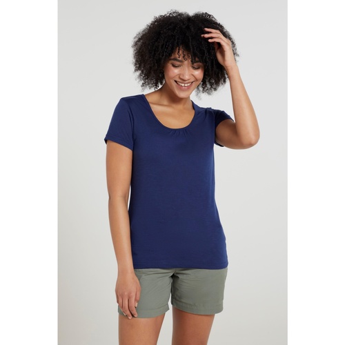 Vêtements Femme T-shirts manches longues Mountain Warehouse MW905 Bleu