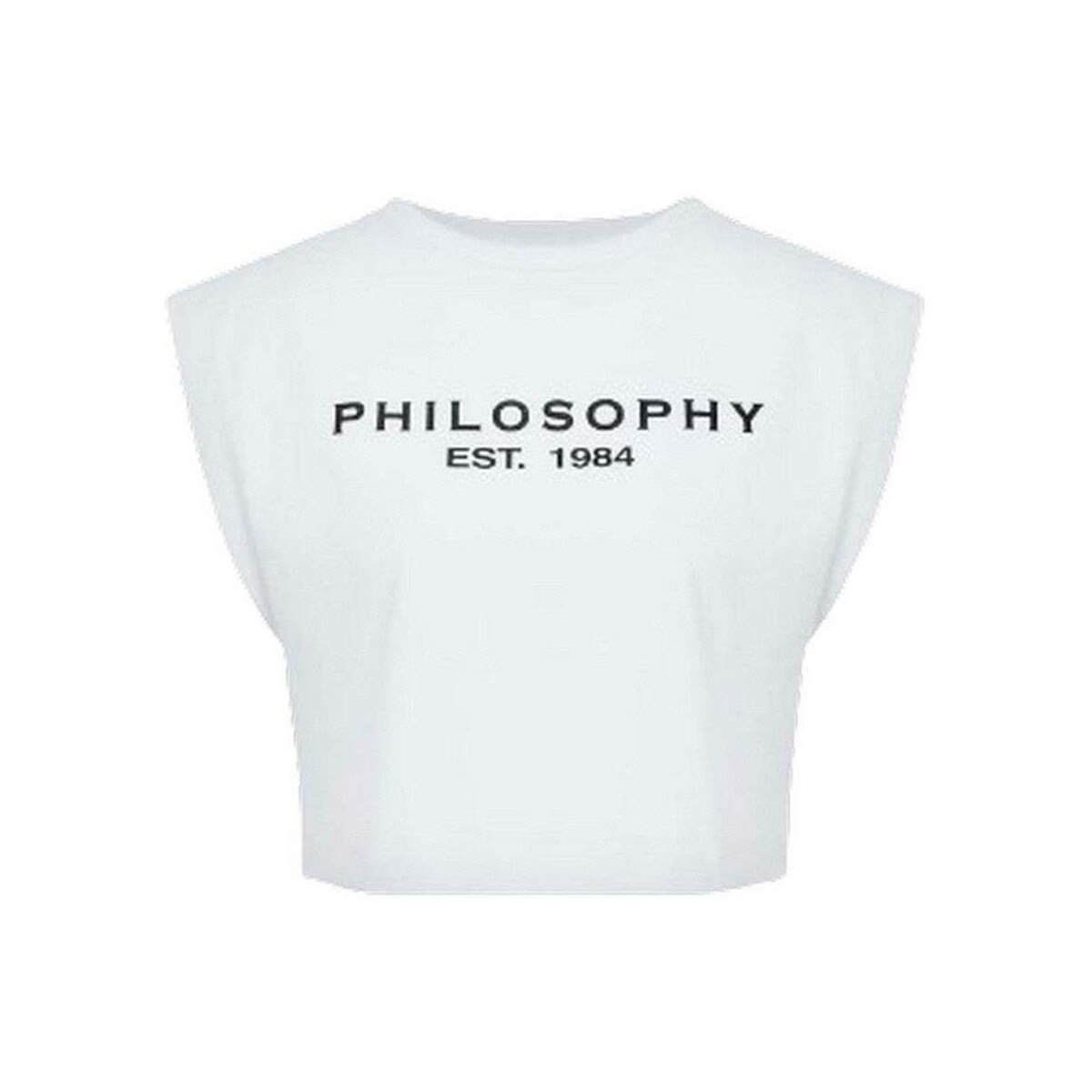 Vêtements Femme T-shirts manches courtes Philosophy  Blanc
