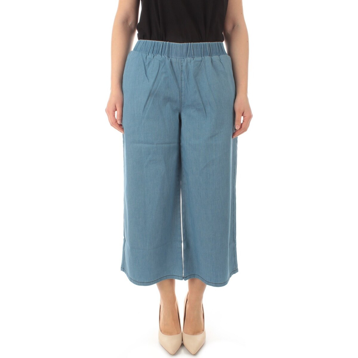 Vêtements Femme Pantalons 5 poches Persona By Marina Rinaldi 24131810366 Bleu
