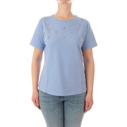 Vêtements Femme T-shirts manches courtes Elena Miro' G050Z100067N Bleu