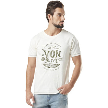 Vêtements Homme Sun & Shadow Von Dutch TEE SHIRT PREST O Blanc