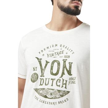 Von Dutch TEE SHIRT PREST O Blanc