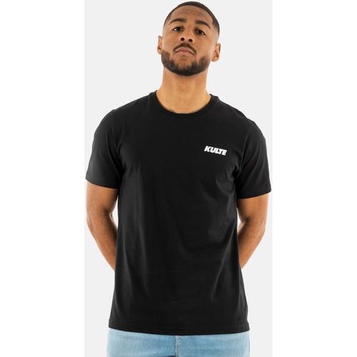 Vêtements Homme T-shirts manches courtes Kulte e24hts18 Noir