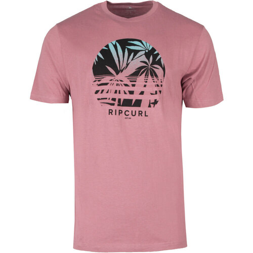 Vêtements Homme T-shirts manches courtes Rip Curl SUNSET FLOWER TEE Rose
