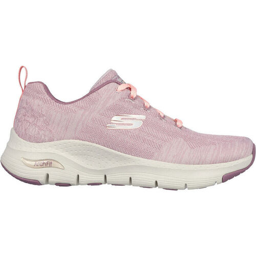 Chaussures Femme Running / trail Skechers ARCH FIT - COMFY WAVE Rose