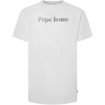 Vêtements Homme T-shirts manches courtes Pepe Leggings jeans  Blanc
