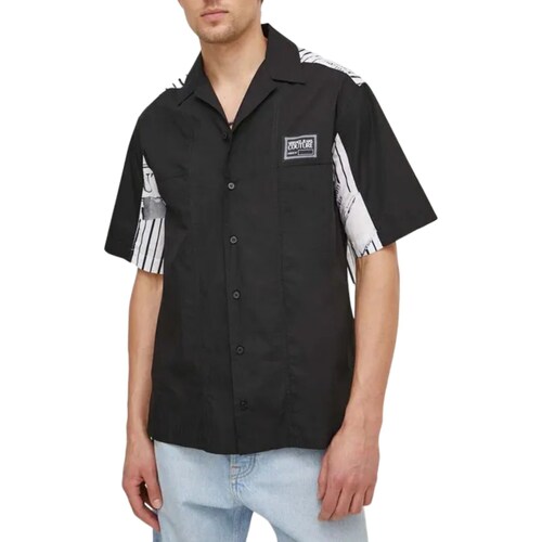 Vêtements Homme Chemises manches longues Sacs porté épaule 76GAL202-N0132 Noir