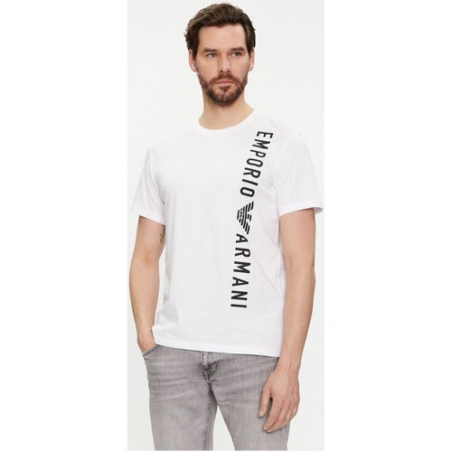 Vêtements Homme T-shirts manches courtes Emporio Armani 211818 4R479 Blanc