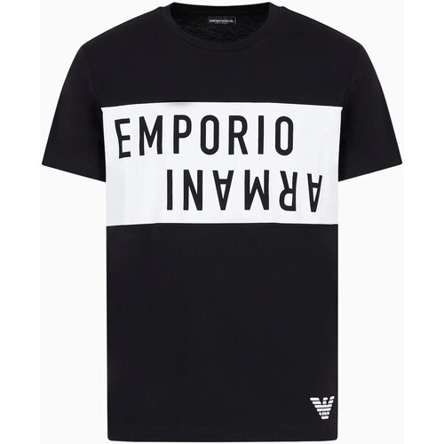 Vêtements Homme T-shirts manches courtes Emporio Armani 211818 4R476 Noir