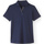 Vêtements Femme Polos manches courtes Daxon by  - Polo en maille pur coton Bleu