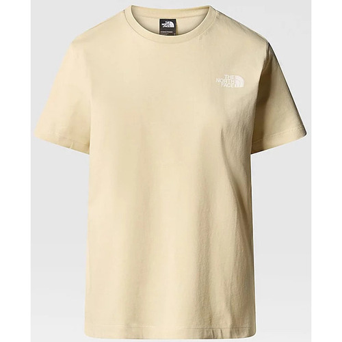 Vêtements Femme T-shirts manches courtes The North Face - W GRAPHIC S/S TEE 3 Beige