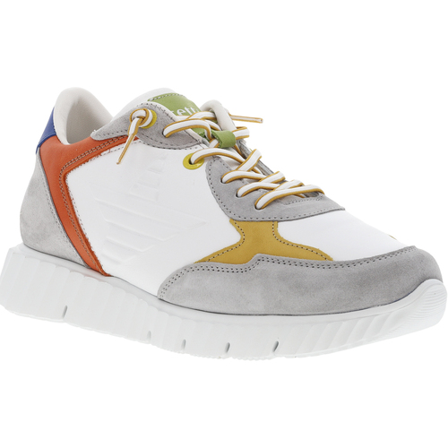 Chaussures Homme Baskets mode Cetti Baskets basses cuir Blanc