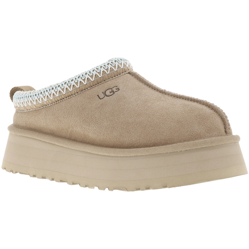 Chaussures Femme Chaussons UGG Pantoufles TAZZ cuir UGG® Beige