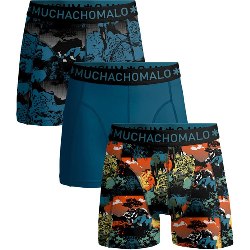 Sous-vêtements Homme Caleçons Muchachomalo Boxer-shorts Lot de 3 Africa Multicolore