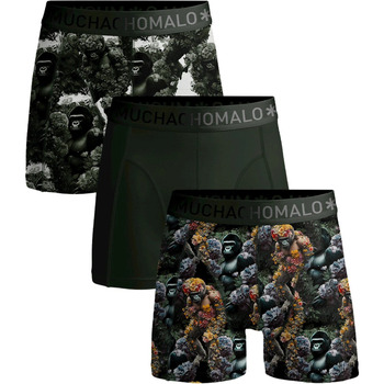 Sous-vêtements Homme Caleçons Muchachomalo Boxer-shorts Lot de 3 Gorilla Multicolore