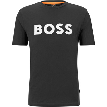 Vêtements Homme T-shirts & Polos BOSS T-shirt Thinking Noir Noir