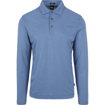 Vêtements Homme T-shirts & Polos BOSS Pleins 24 Poloshirt Bleu Bleu